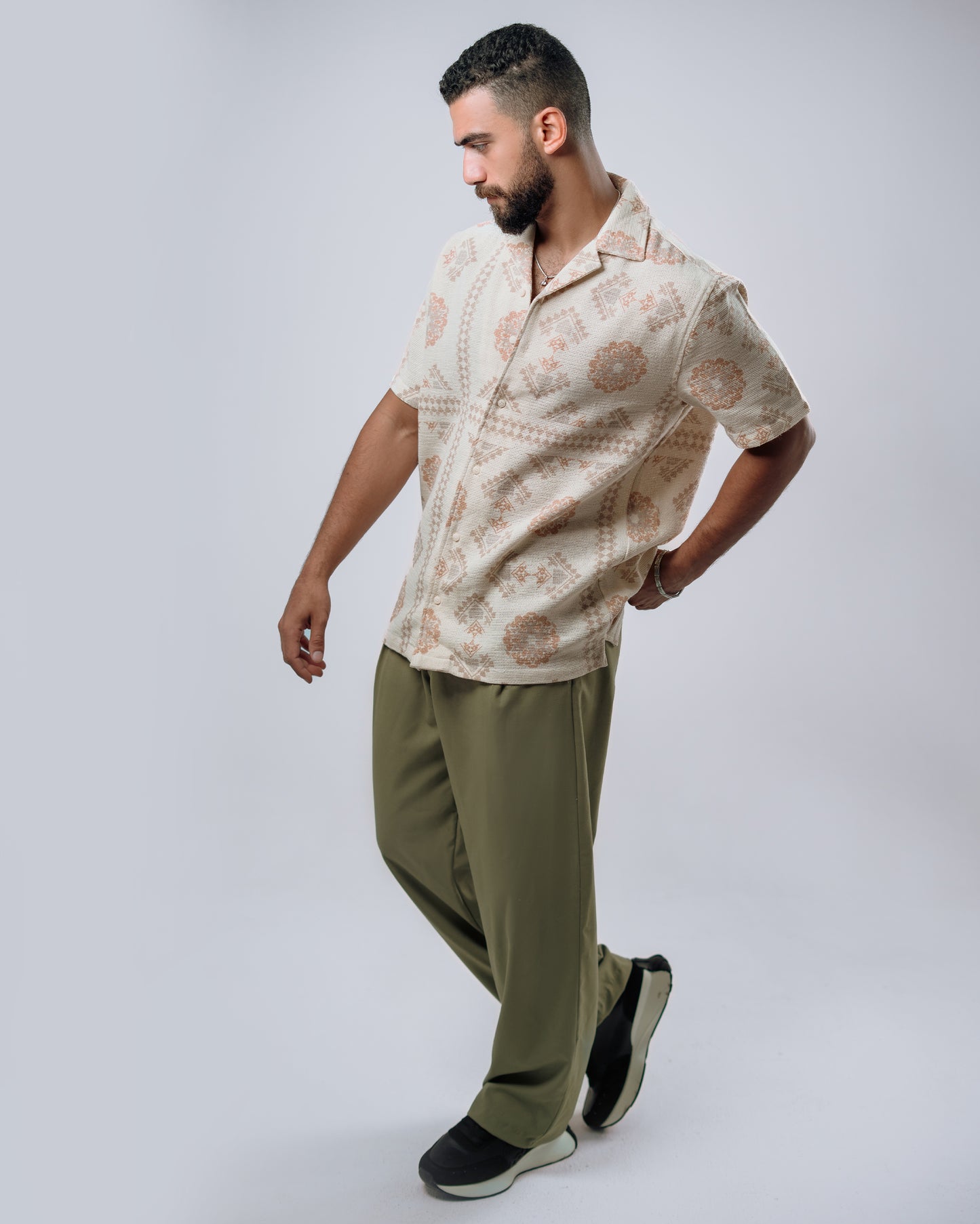 Sahara Bloom Men's Shirt