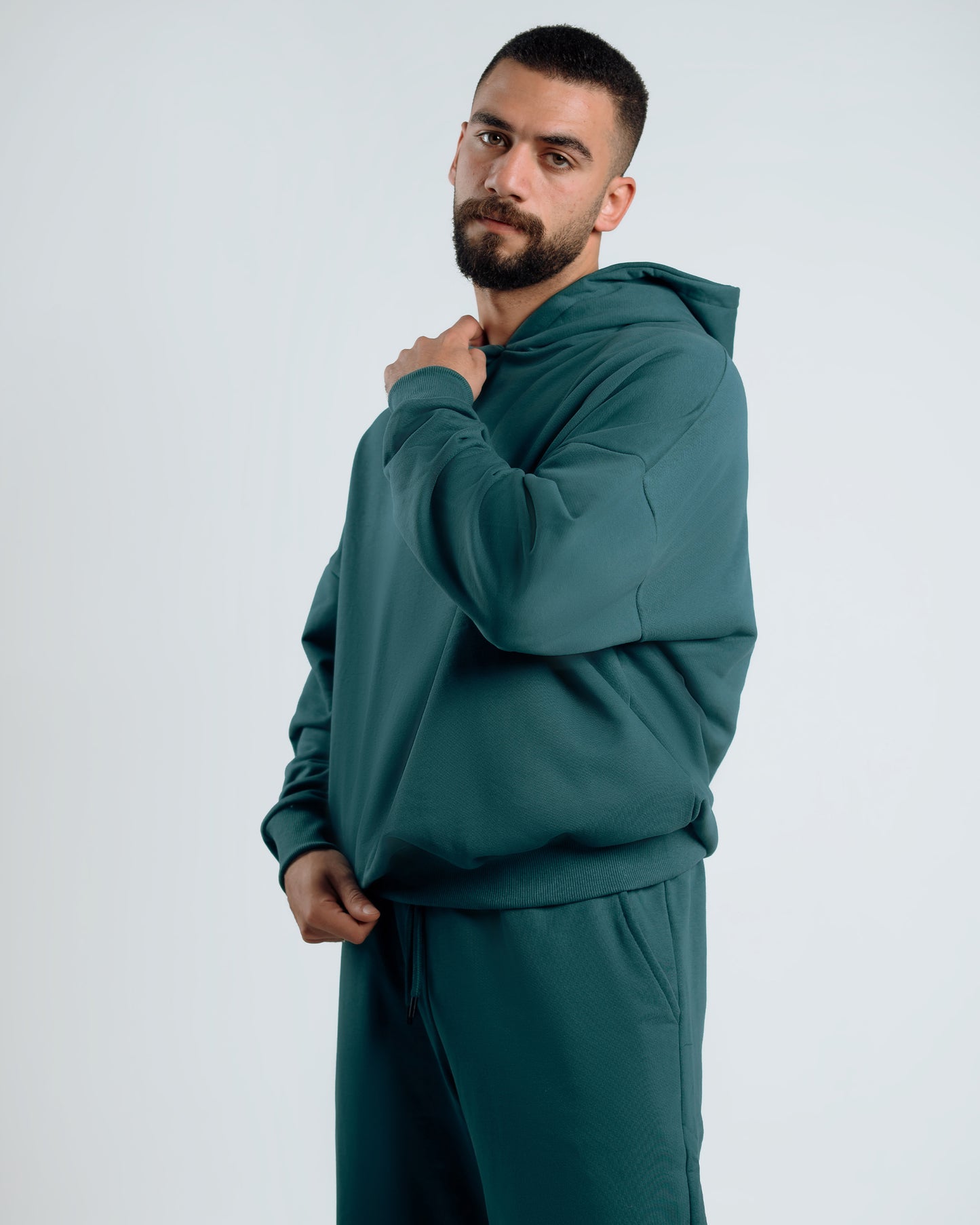Men’s Oversized Hoodie – Dark Green
