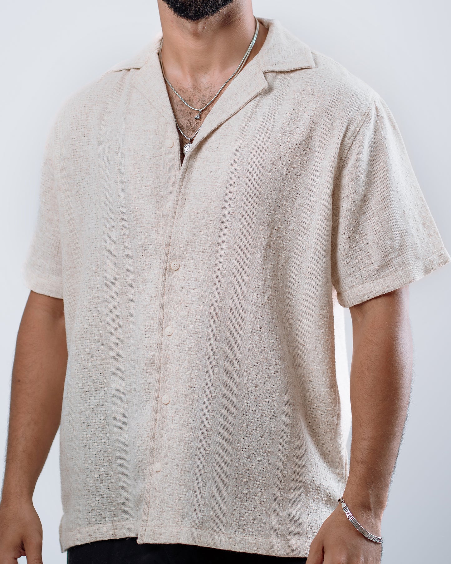 Sand Linen Men's Shirt