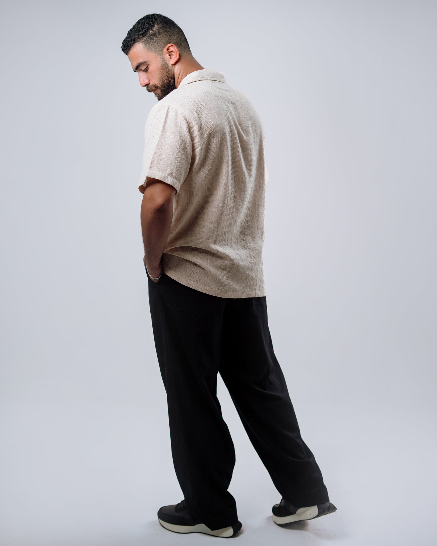 Sand Linen Men's Shirt