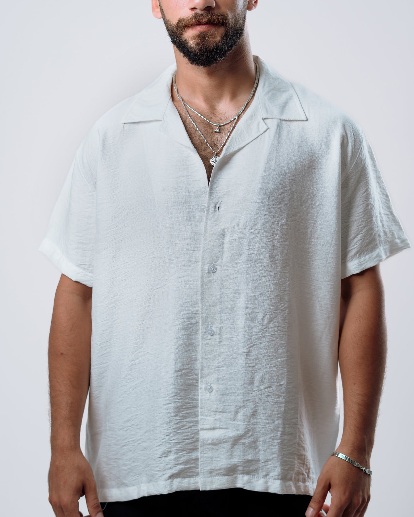 Classic White Linen Shirt