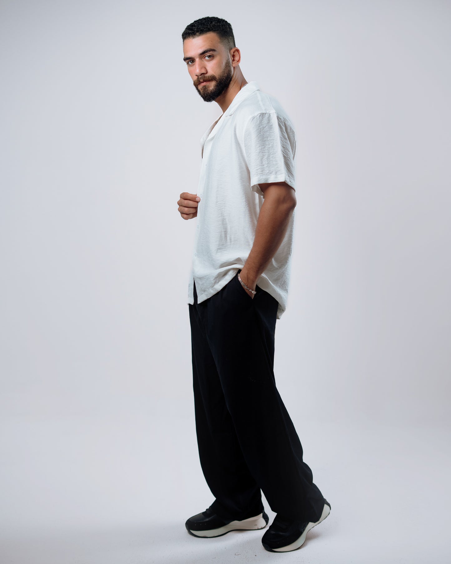 Classic White Linen Shirt