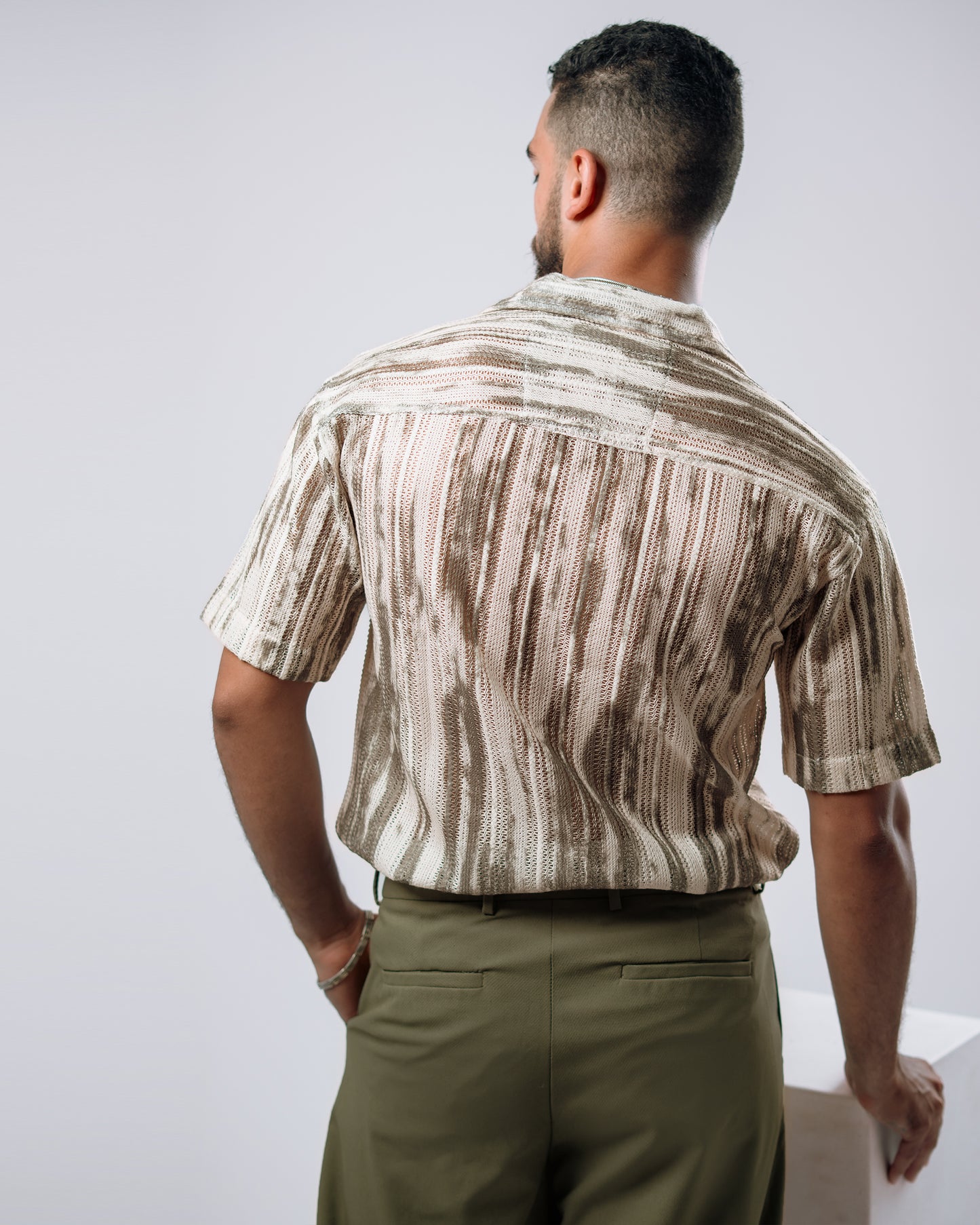 Retro Stripes Linen Shirt