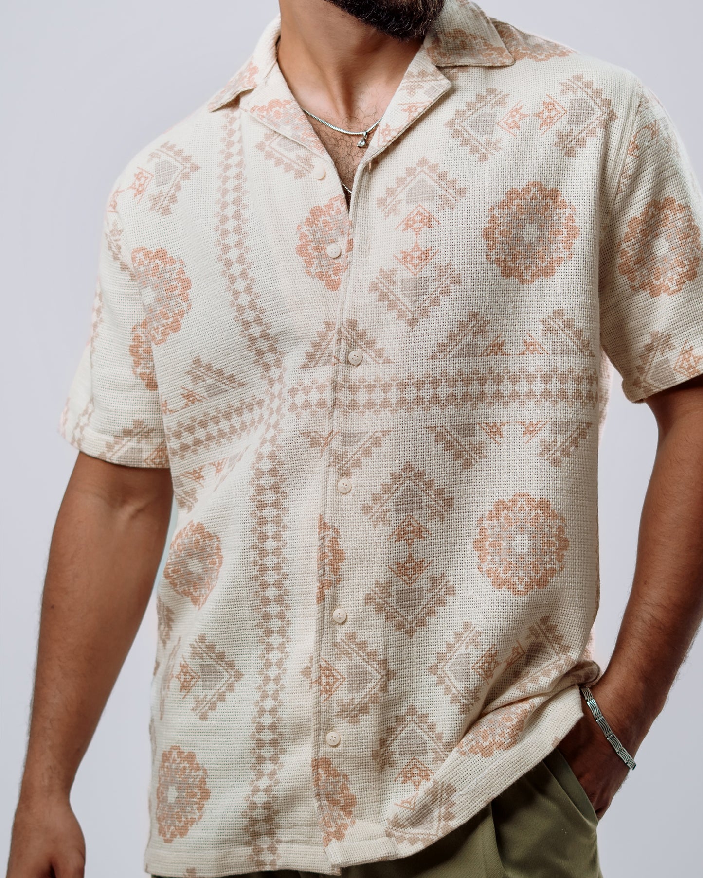 Sahara Bloom Men's Shirt