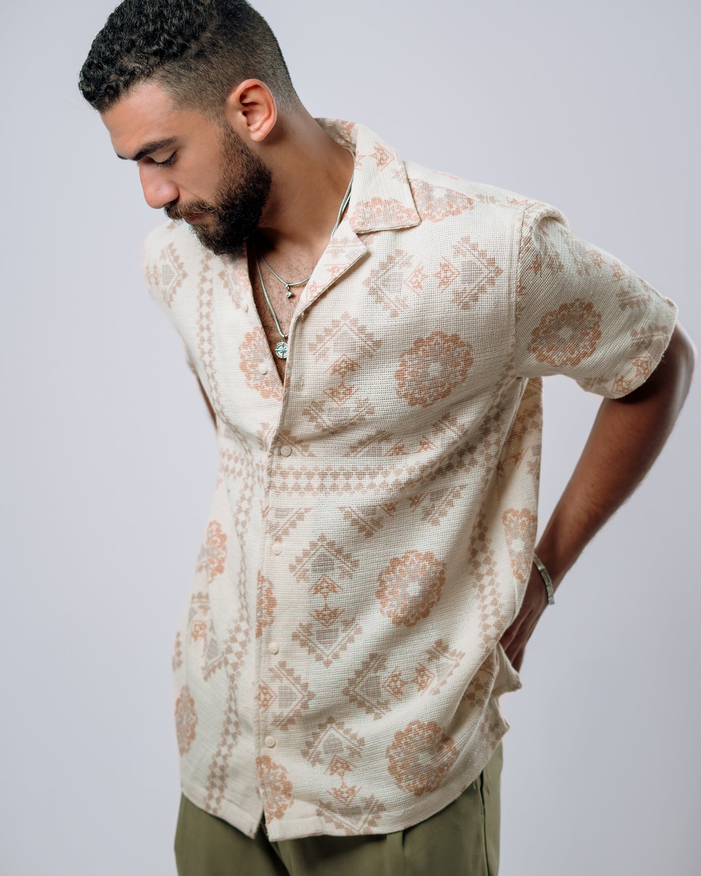 Sahara Bloom Men's Shirt