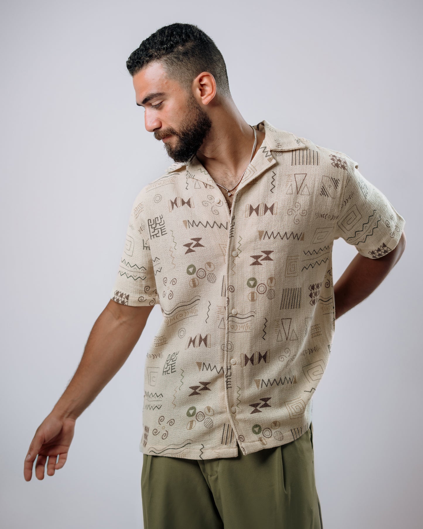 Geo Breeze Men's Shirt