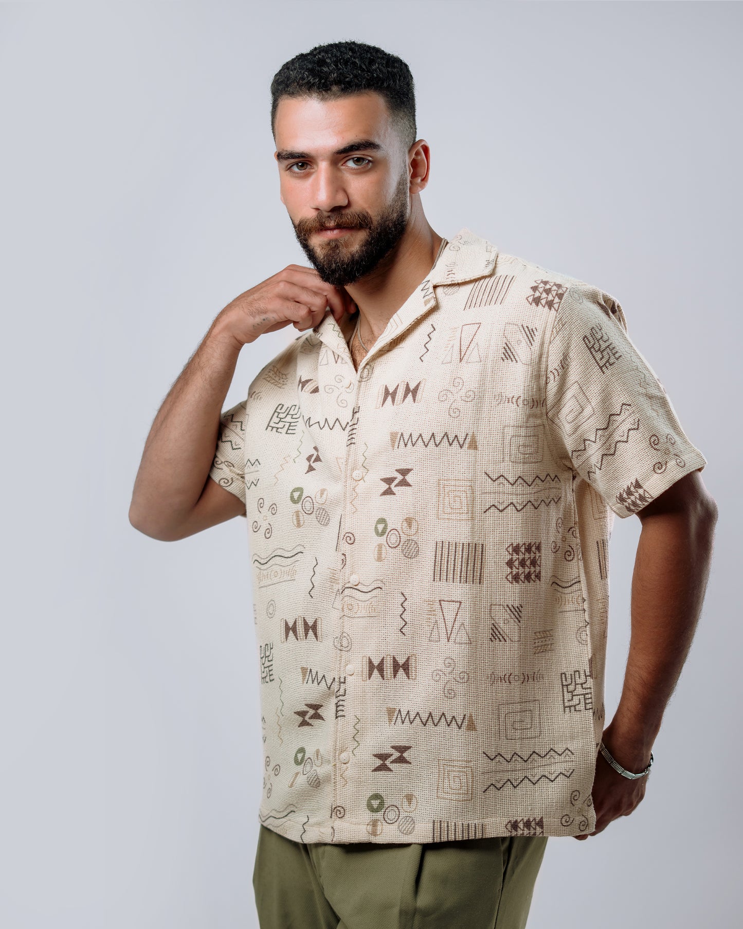 Geo Breeze Men's Shirt