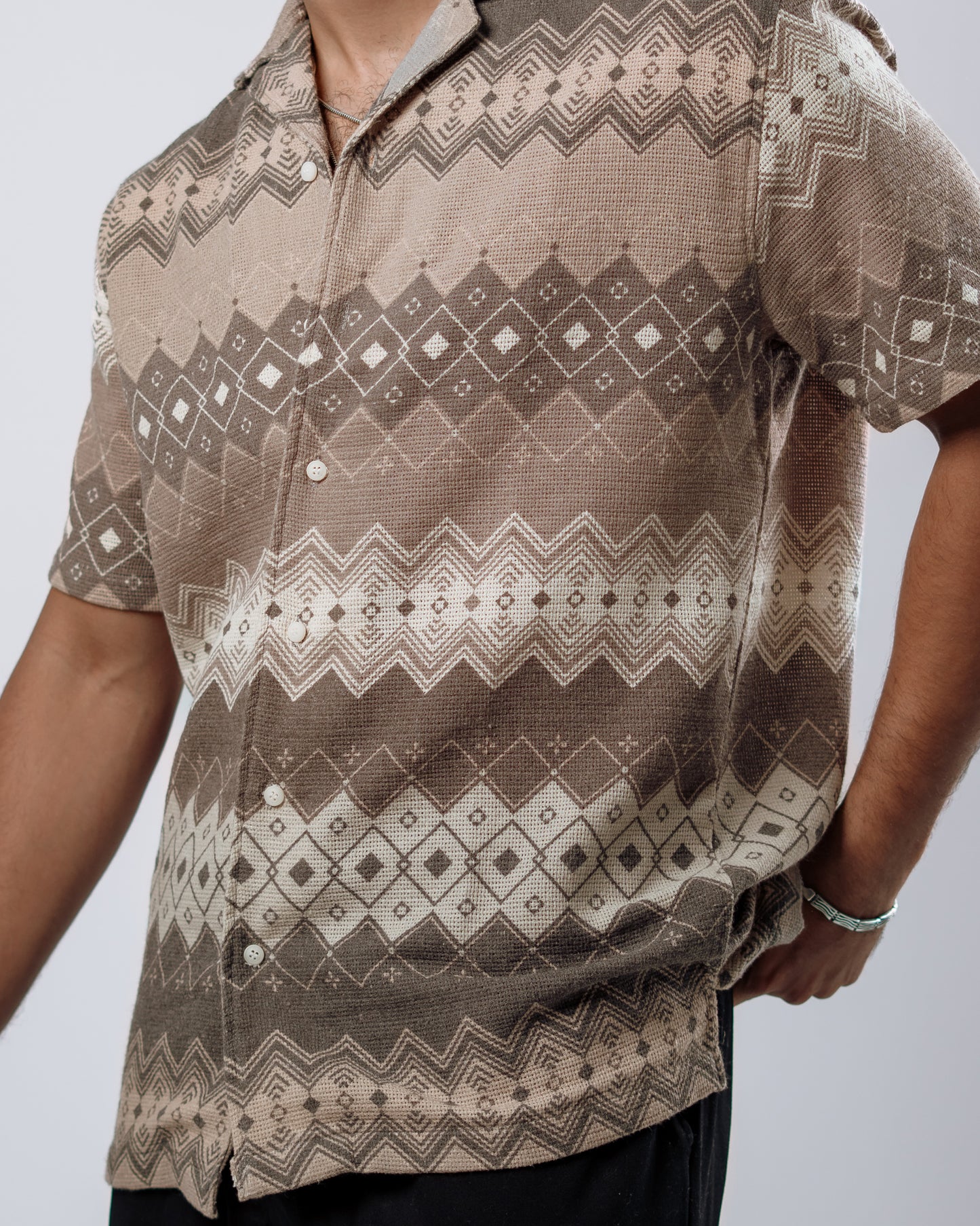 Boho Desert Waves Men's Shirt