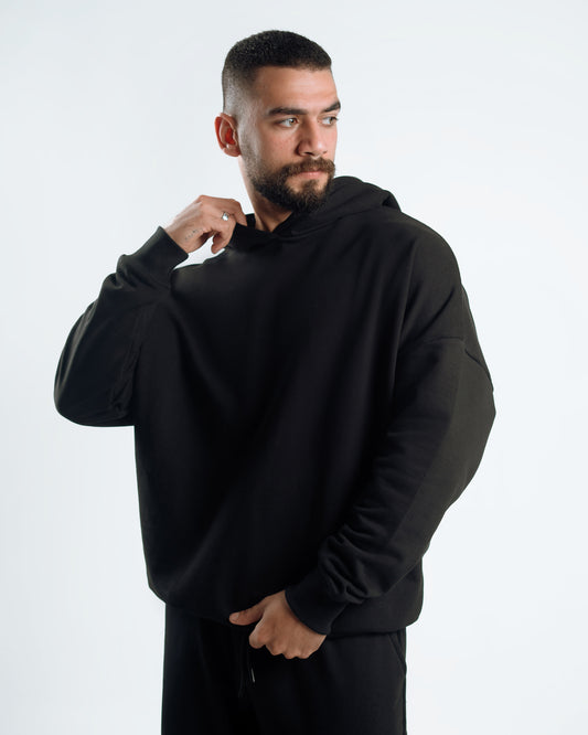 Men’s Oversized Hoodie – Black