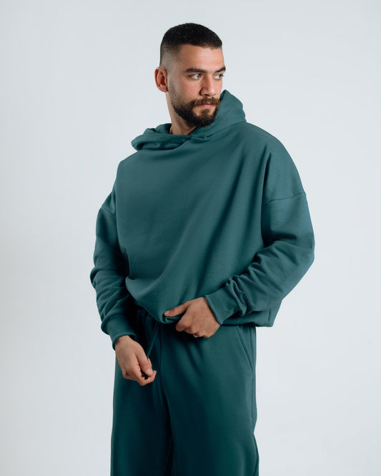 Men’s Oversized Hoodie – Dark Green