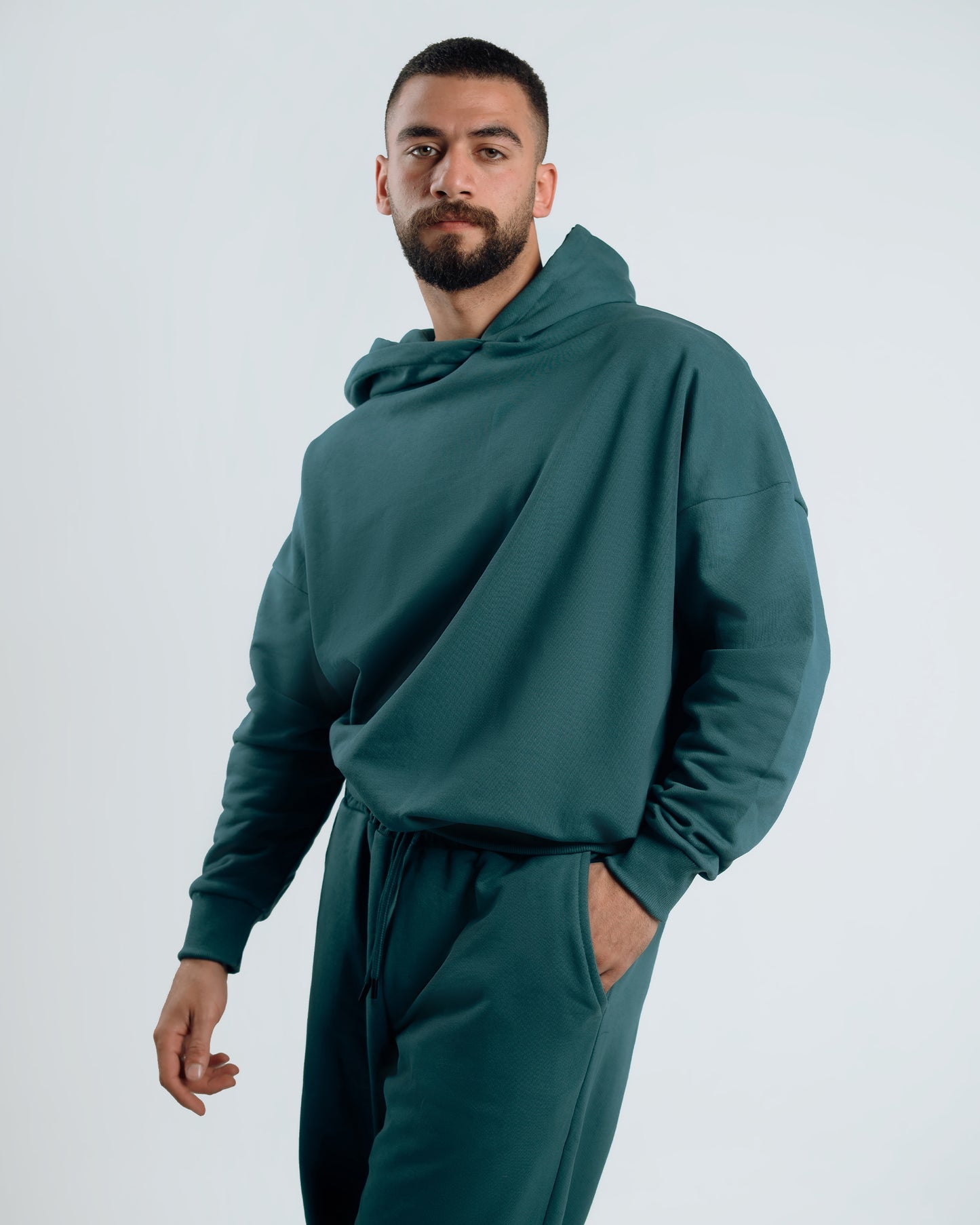 Men’s Oversized Hoodie – Dark Green