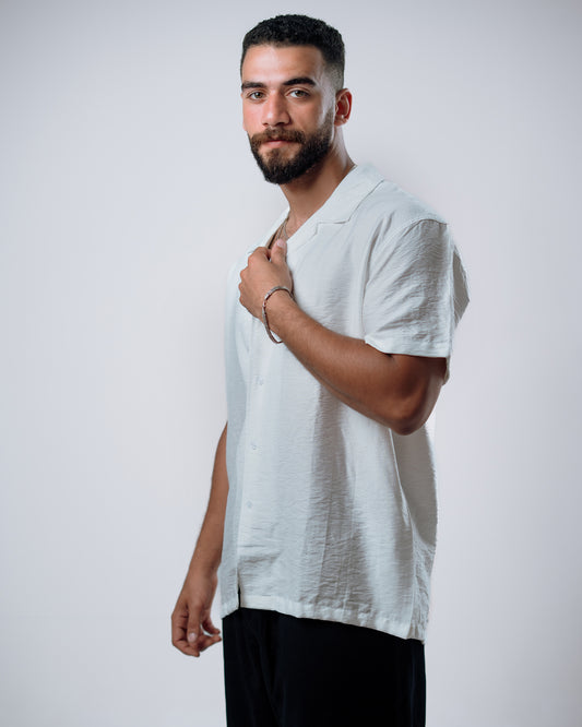 Classic White Linen Shirt