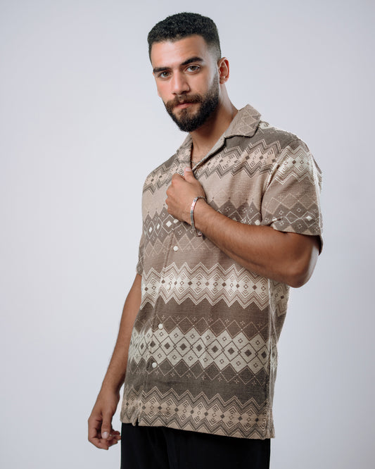 Boho Desert Waves Men's Shirt